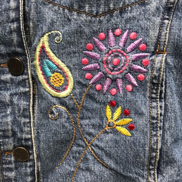 Vanheusen embroidered jean jacket - Picture 4 of 8